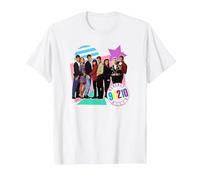 Beverly Hills 90210 Group Retro Poster T-Shirt, Homme, Blanc, 4XL