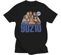 Beverly Hills 90210 Inspired Men's T-Shirt Unisex Black Cotton Print Tee Shirts S