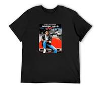 Beverly Hills Cop Eddie Murphy Bluray Poster Men's T-Shirt Unisex Black Cotton Print Tee Shirts XL