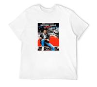 Beverly Hills Cop Eddie Murphy Bluray Poster Men's T-Shirt Unisex White Cotton Print Tee Shirts XL