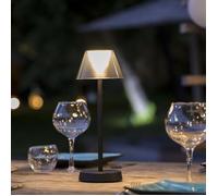 Lumisky Lampe de table sans fil LED blanc chaud BEVERLY BLACK H34cm