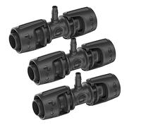 Bewässerung Accessoires pour le système Gardena Micro-Drip 4,6 mm et 13 mm - Raccord en T (3 réducteurs) de 13 mm à 4,6 mm
