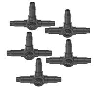 Bewässerung Lot de 5 raccords en T pour système Gardena Micro-Drip 4,6 mm (3/16") (5 pièces en T de 4,6 mm).
