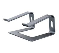 Bewahly Support Ordinateur Portable, Support PC Portable Ventilé en Aluminium, Ergonomique Bureau Laptop Stand pour MacBook Pro/Air, Surface, HP, Dell, Lenovo, Acer, Asus, 10"-17" Laptops - Gris