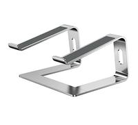 Bewahly Support Ordinateur Portable, Support PC Portable Ventilé en Aluminium, Ergonomique Bureau Laptop Stand pour MacBook Pro/Air, iPad, Surface, HP, Lenovo, Tablette, 10"-17" Laptops - Argenté