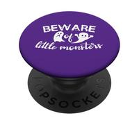 Beware Little Monsters Fantôme d'halloween PopSockets PopGrip Adhésif