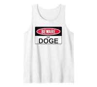 Beware of Doge Sign,Stop Doge No D.O.G.E. Anti Doge Bad Doge Débardeur