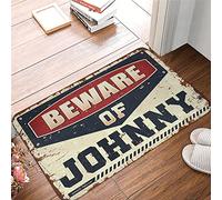 Beware Of Johnny Tapis de bain avec nœud d'entrée d'intérieur