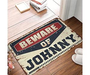 Beware Of Johnny Tapis de bain avec nœud d'entrée d'intérieur