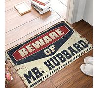 Beware Of Mr. Hubbard For Kitchen Mat Cool Door Outsoor
