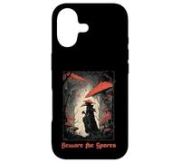 Beware The Spores Dark Gothic Plague Doctor Champignon Champignon Coque pour iPhone 17