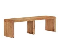 BEWI®Banc - charge maximale (par siège) : 110 kg - Banquette 160x38x45cm bois massif d'acacia - Hauteur:45cm &Promo202711