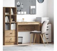 BEWI®Bureau secrétaire,Table d'écriture - Bureau informatique chêne artisanal 90x40x76 cm - Bois d'ingénierie FR585805