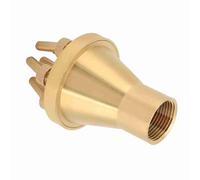 Bewinner 1 Pouce DN25 2 Niveaux Centre Droit Buse de Fontaine | Outil de pulvérisation d\'eau d\'étang, effet de colonne de 3 à 5 m de haut, décoration de jardin extérieur, connexion