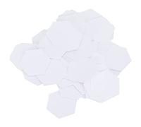Bewinner 100 Modèles de Papier Hexagonaux pour l'assemblage de Papier Anglais, le Kit de de Bricolage Artisanal de Couture de Quilting, Outils de Couture Réutilisables de 22 Mm et 16 Mm (hexagonale