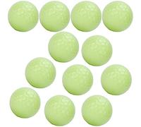 Bewinner 12 Pièces Balles de Lumineuses Balles de Nocturnes pour Sport | Conception fluorescente à double couche, charge de lampe de poche à la lumière du soleil, jeu de nuit longue durée, coffret