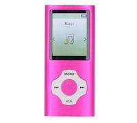 Bewinner 128 Go MP3 MP4 Player avec Bluetooth et WiFi, Son Portable Sound sans Perte MP3, HiFi Sound 1,8 Pouces Color Screen, Extensible Portable Video Music Player with Electronic Book (Rose Violet)