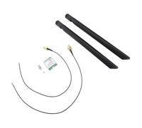 Bewinner 1800 Mbps WiFi6 RTL8852BE Carte de Réseau Fil, Double Bande 2,4 GHz et 5 GHz BT 5.2, MU-Mimo, / 11, Compatible (Antennes externes)