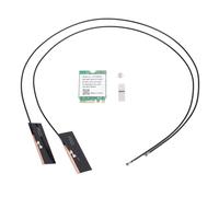 Bewinner 1800 Mbps WiFi6 RTL8852BE Carte de Réseau Fil, Double Bande 2,4 GHz et 5 GHz BT 5.2, MU-Mimo, / 11, Compatible (Antennes construites)