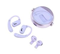 Bewinner 2 Paires d'écouteurs sans Fil Bluetooth 5.3 à Commande Tactile, Antibruit, étanche IPX5 avec Une Durée de Lecture de 140 Heures pour Le Travail et l'exercice, Blanc (Violet)
