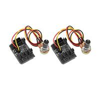 Bewinner 2 Pcs 8 Canaux Fan Hub, 12V 3Pin 4Pin PWM Fan Controller, 1 Bouton Contrôleur de Vitesse de Ventilateur de Refroidissement, 8 Ways PWM Fan PC Hub Splitter pour CPU Case Fan