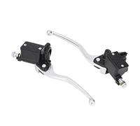 Bewinner 2 Pièces Leviers de Pompe d'embrayage de Frein Universels 7/8 Pouces pour Scooter Majesty Cruiser T2 T3 T5 T8, Ensemble de Maître-cylindre de Frein Hydraulique en Alliage d'aluminium,