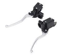 Bewinner 2 Pièces Leviers de Pompe d'embrayage de Frein Universels 7/8 Pouces pour Scooter Majesty Cruiser T2 T3 T5 T8, Ensemble de Maître-cylindre de Frein Hydraulique en Alliage d'aluminium,