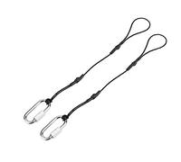 Bewinner 2pcs courroies de sécurité pour caméra, attache de corde de sécurité pour courroie de caméra universelle avec crochet, pince pour caméra à accrocher pour appareils