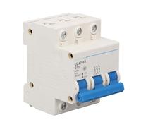 Bewinner 3 Pôles 10A Disjoncteur Miniature Montage sur Rail DIN 400V | Protection contre les courts-circuits de surcharge, coque PA66 ignifuge, installation modulaire facile à clipser,