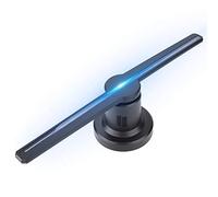 Bewinner 3D Projecteur Holographique, Displayer LED De La Publicité De WiFi d'Hologramme+ 8Gb TF Convient pour XP/Windows 7/8 / 10 Systèmes d'Exploitation, Noire(EU Plug)