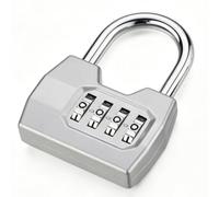 Bewinner 4 Chiffres Cadenas à Combinaison Lourd Devoir Alliage de Zinc | Serrure de sécurité sans asier de salle de sport, boîte à outils, hangar, portail de clôture, stockage extérieur,