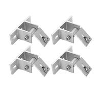 Bewinner 4 Ensembles de Supports de Montage de Panneau Solaire, Pieds en Alliage d'aluminium, Anticorrosion, Antirouille, Supports de Support Avant PV pour Toit, Installation Facile, Accessoires de
