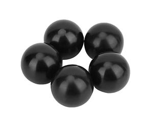 Bewinner 5 Boutons Levier en Plastique Noir Boulon M10x35mm Machine Outil | Poignée à bille en plastique d\'ingénierie, insert en cuivre, boutons durables pour le réglage des machines, remplacement