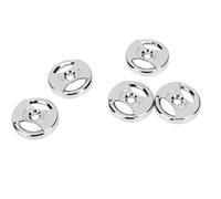 Bewinner 5 Pièces Adaptateur pour Disque 45 Tours, Taille Standard pour | Insert de broche d\'enregistrement, accessoire de lecture de vinyle, installation DJ essentielle, plastique léger,
