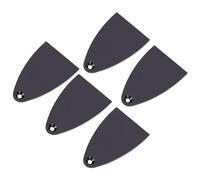 Bewinner 5 Pièces Tige de Renfort en Alliage D'Aluminium Trou Unique Or | Plaque de cavité de manche de guitare, support à vis unique, alliage d\'aluminium léger, taille compacte 42.5x25.8mm, pour