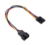 Bewinner 5Pcs 5Pin à 4Pin Adapter Cable, 4 Broches Contrôle de la température Interface du Ventilateur Connecteur Convertisseur Prise en PWM Contrôle de la température