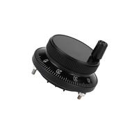 Bewinner 60mm 5V Générateur D'impulsions Manuel pour Machine CNC (BLACK) | Encodeur rotatif à volant, rotation douce des engrenages métalliques, 100 positions d\'arrêt, résistant à l\' et durable