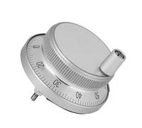 Bewinner 60mm 5V Générateur D'impulsions Manuel pour Machine CNC (WHITE) | Encodeur rotatif à volant, rotation douce des engrenages métalliques, 100 positions d\'arrêt, résistant à l\' et durable