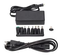 Bewinner 65W Adaptateur Secteur Universel AC 6V 9V 12V 15V 16.5V 18.5V 20V, Transformateur d'alimentation à Découpage avec 8 Connecteurs DC pour Électroniques Ménagers 3-12V,