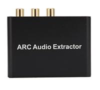 Bewinner Adaptateur ARC vers, Extracteur avec Sortie Stéréo Optique/coaxiale 5,1 Canaux et 3,5 Mm/, DAC 192 KHz, Mise en Sourdine Automatique, alimenté par Micro USB