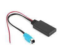Bewinner Adaptateur Bluetooth AUX-in pour Autoradio, Câble Audio sans Fil KCE-237B, Plug & Play, Bluetooth 4.1, sans Mot de Passe, Compatible avec CDE-W203Ri IDA-X303 X305 X301 CDA-9852/E