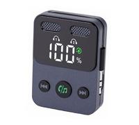 Bewinner Adaptateur Bluetooth pour Avion, Bluetooth 5.3 2 écouteurs avec Micro Affichage LED Récepteur Émetteur Adaptateur Auxiliaire 3,5 Mm pour Voiture TV Maison Faible