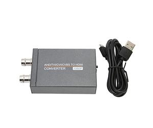 Bewinner Adaptateur Convertisseur AHD TVI CVI CVBS vers HDMI, Adaptateur Vidéo Multimédia Full HD 720P 1080P 3MP 4MP 5MP 8MP BNC vers HDMI pour Moniteur HDTV DVR