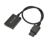 Bewinner Adaptateur Convertisseur N64 vers HDMI, Câble de Liaison HDMI 1080P 720P pour N64 pour Prise en Snes Modes PAL, NTSC, Câble de Liaison HD pour Signal Vidéo de Jeu N64