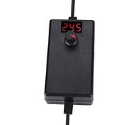 Bewinner Adaptateur d'alimentation 3-12V, Alimentation 24W 2A avec Régulation de Tension D'affichage à LED Protection Multiple pour la Surveillance, Lumières LED, Ventilateurs