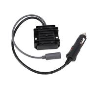 Bewinner Adaptateur d'alimentation Satellite pour Voiture 3,5 A, Câble Convertisseur élévateur avec Prise Allume-Cigare pour Camping-Car, Bateau, Remorque, Câble 16 AWG, 30 M, Convertisseur Boost