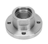 Bewinner Adaptateur de Broche de Poupée de Tour en Acier de 3 Pouces, Longueur de 33mm et Largeur de 71mm pour Filetage M33, Extension de Plaque Frontale de Tour à Bois