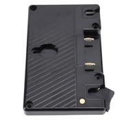 Bewinner Adaptateur de Plaque d'alimentation de Batterie pour Appareil Photo Numérique, Plaque D'adaptation Conviviale pour Robinet en D, Alimentation des Lumières LED, des Enregistreurs et des