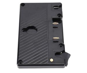 Bewinner Adaptateur de Plaque d'alimentation de Batterie pour Appareil Photo Numérique, Plaque D'adaptation Conviviale pour Robinet en D, Alimentation des Lumières LED, des Enregistreurs et des