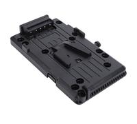 Bewinner Adaptateur de Plaque de Batterie V Mount D Tap, Adaptateur d'alimentation V Lock à Dégagement Rapide avec Sortie 50 W pour Moniteur de Plate-Forme de Caméra, Stabilisateur de